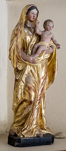 Statue (demi-nature) : Vierge à l'Enfant