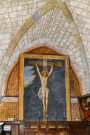 Peinture monumentale de la sacristie : la Crucifixion