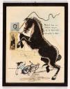ex-voto, tableau : Cycliste renversée par un cheval, Ginette Scoleri