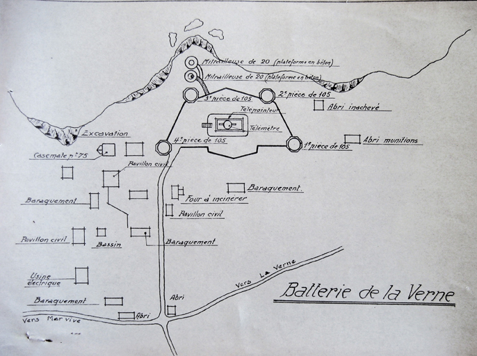 batterie de côte de Fabrégas ou de La Verne