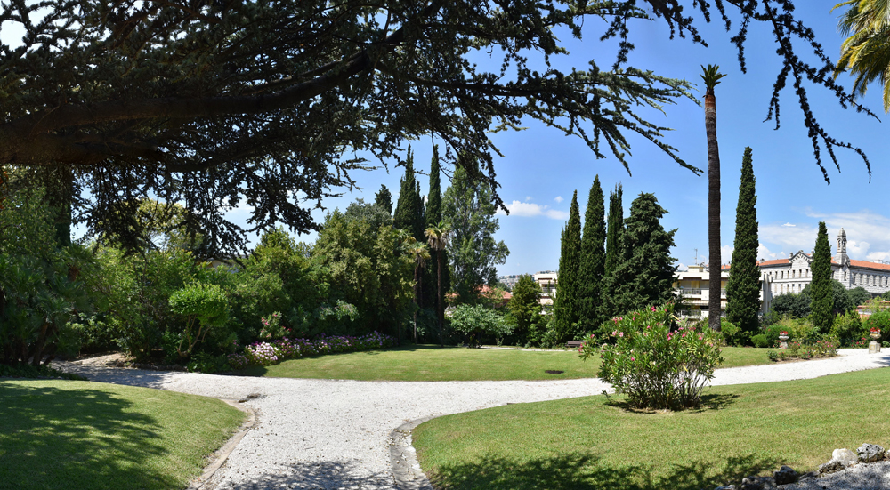 jardin d'agrément de l'Hôtel de voyageurs dit hôtel Riviera Palace, actuellement immeuble en copropriété