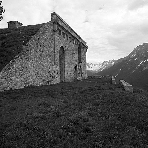 Pignon ouest du bâtiment B.