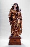statue (demi-nature) : Vierge à l'Enfant