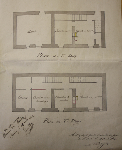 maison dite La Commerciale, presbytère, mairie