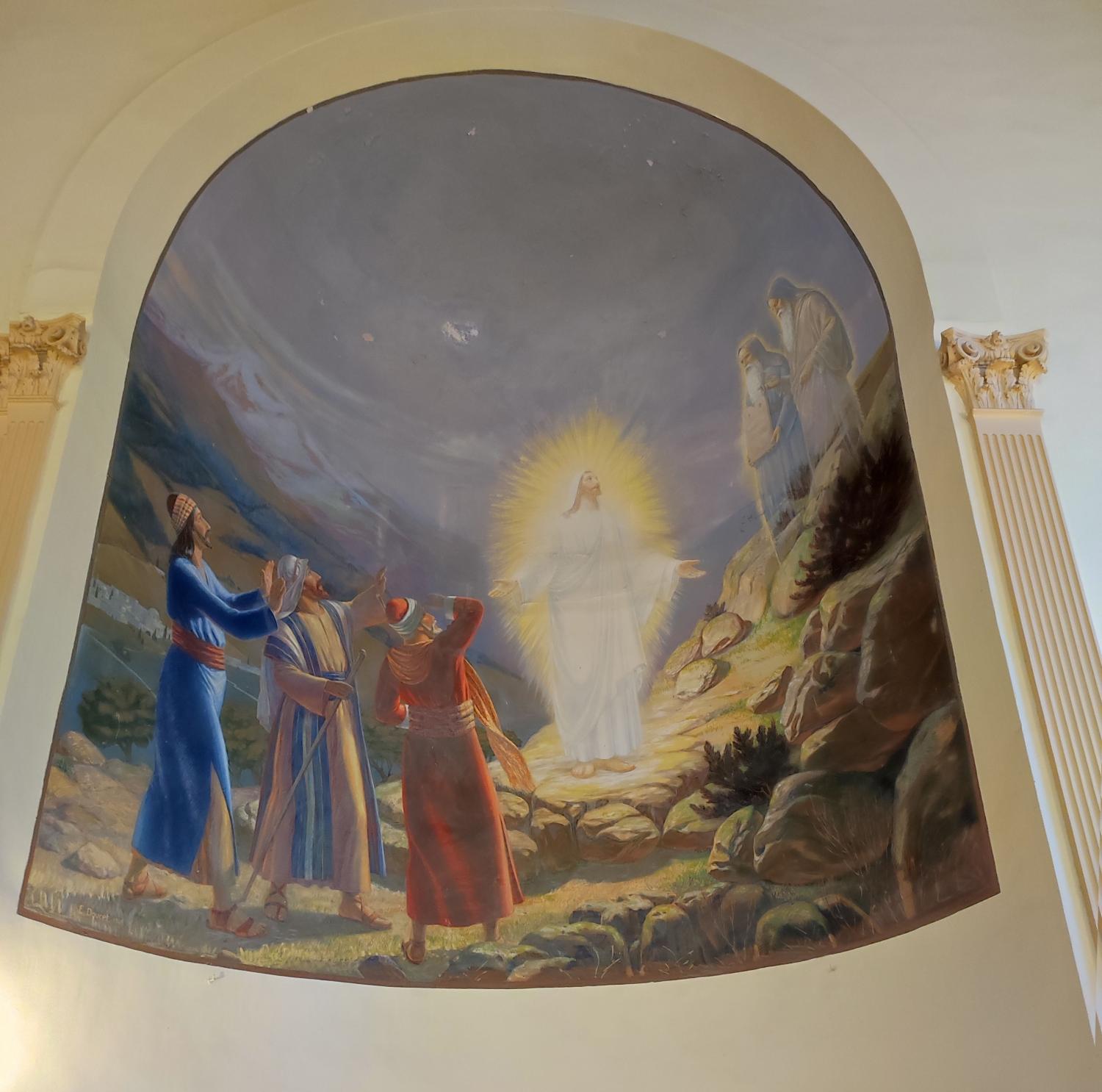 peinture monumentale (décor du choeur) dite La Transfiguration du Christ