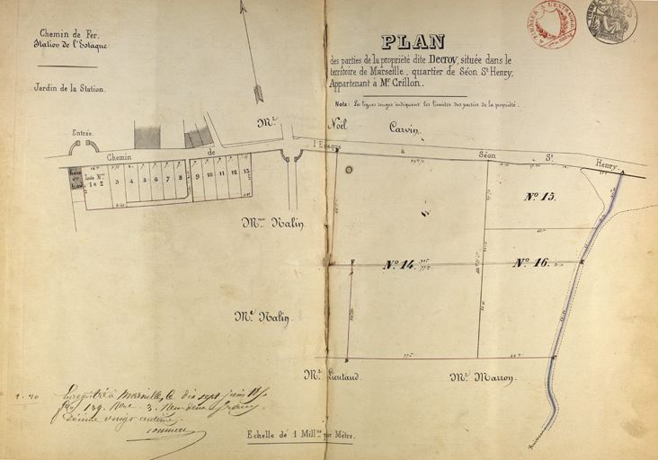 lotissement de colonisation dit lotissement Crillon