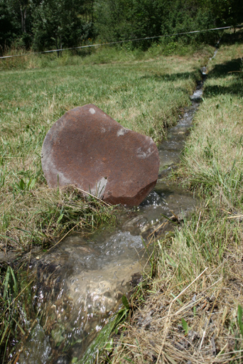 canal d'irrigation de Blieux