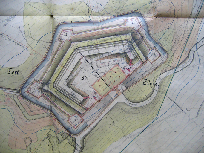 [Projet pour le fort Saint-Elme. Plan masse.] 1846.