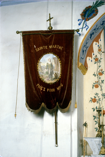 bannière de procession No 1, de sainte Marthe