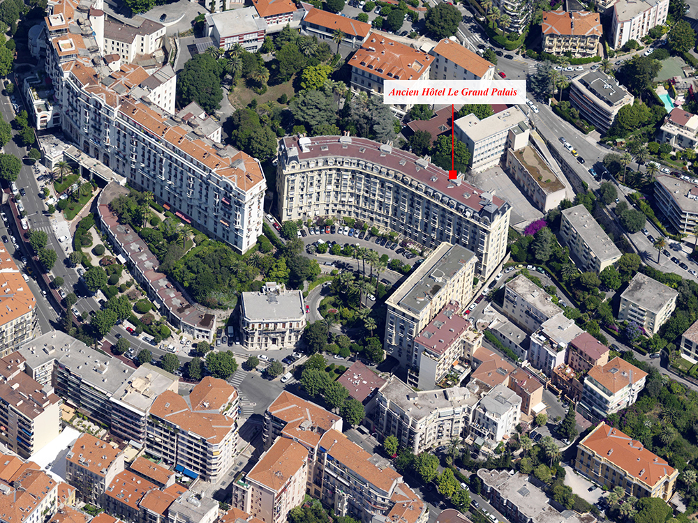 jardin d'agrément de l'Hôtel de voyageurs dit Le Grand Palais, actuellement immeuble en copropriété