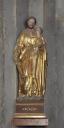 statue-reliquaire de saint Joseph portant l'Enfant Jésus (petite nature, socle-reliquaire)