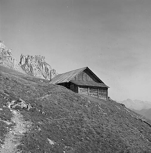 Vue de volume prise du sud-ouest.