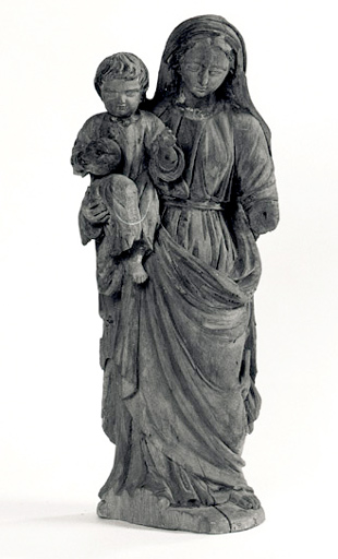 statue (statuette) : Vierge à l'Enfant (N° 4)