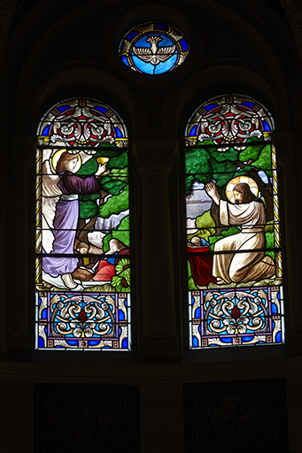 Choeur. Baie 101. jésus au jardin des oliviers.