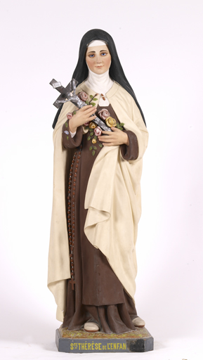 statue (petite nature) : Sainte Thérèse de l'Enfant Jésus