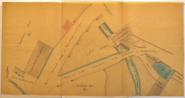 [Plans des lieux pour le projet d'installation d'un poids public, 1908.]