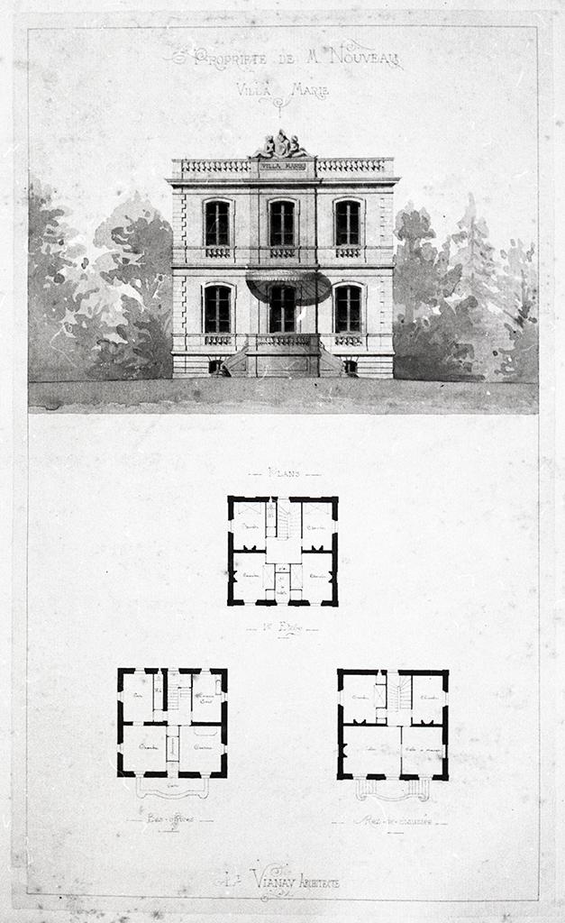 série de 4 maisons dites villas : Villa Claudia actuellement Hôtel Vendôme, Villa André, Villa Léon, Villa Marie actuellement Rose Cottage