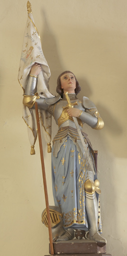 statue (petite nature) : Sainte Jeanne d'Arc