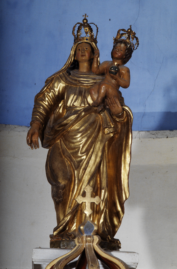 statue (petite nature) : Vierge à l'Enfant