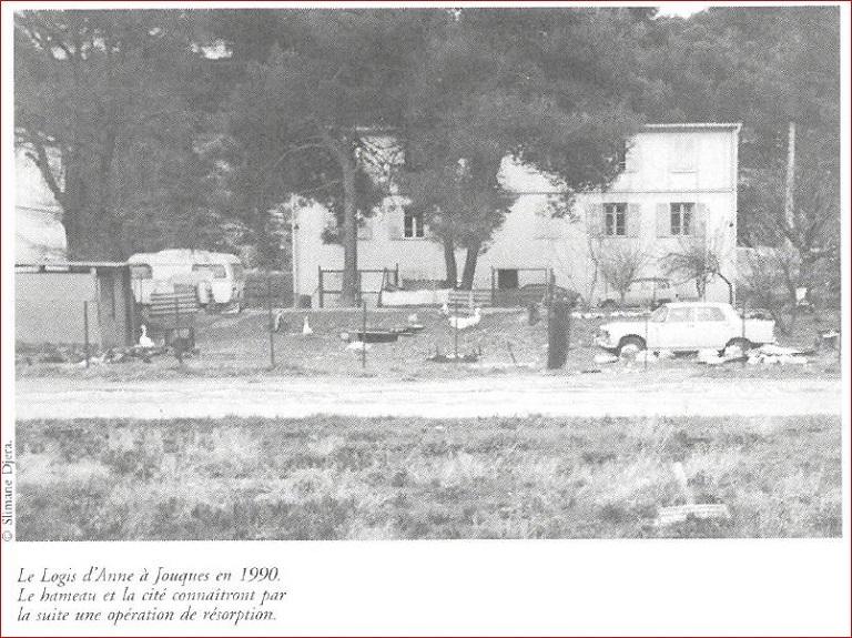 Hameau de forestage de Harkis de Jouques, dit le Camp du Logis d'Anne