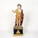 statue (demi-nature) : Saint Jean Baptiste enfant