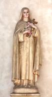 Statue (grandeur nature) : sainte Thérèse de Lisieux