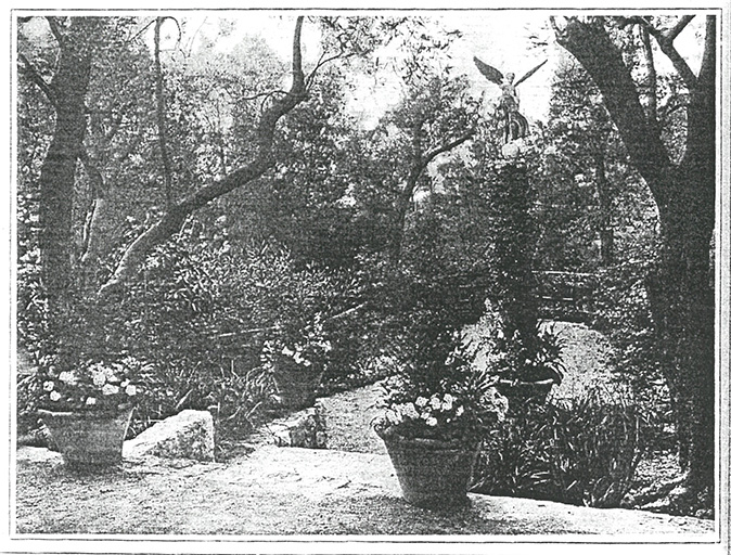 jardin d'agrément de la Villa Maryland