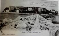 Jetée du port de Bandol vers 1905.