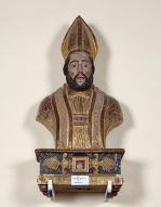 Buste-reliquaire (socle-reliquaire) : saint François de Sales