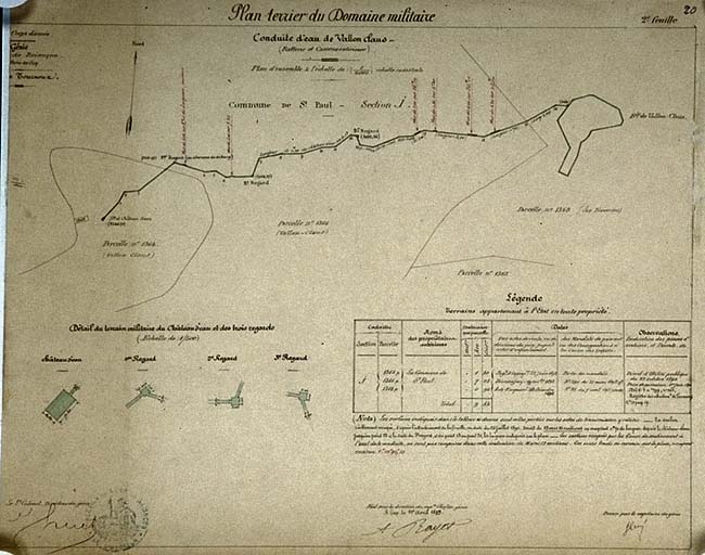 batterie, ouvrage fortifié (batterie, poste défensif) dite batterie et postes de Vallon Claus, de l'organisation défensive de l'Ubaye.