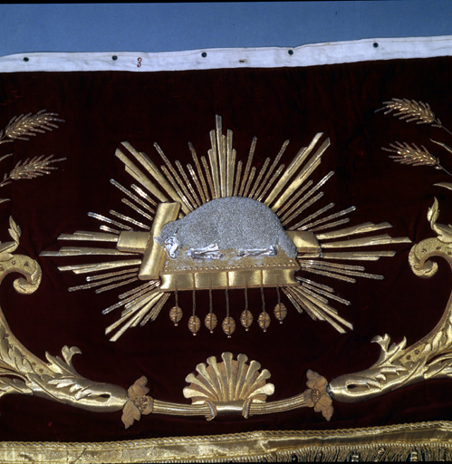 garniture de dais de procession (dais du Saint-Sacrement) No 1