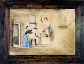 ex-voto, tableau : Chute d'un jeune garçon tombé dans un puits, Paul Bouteau