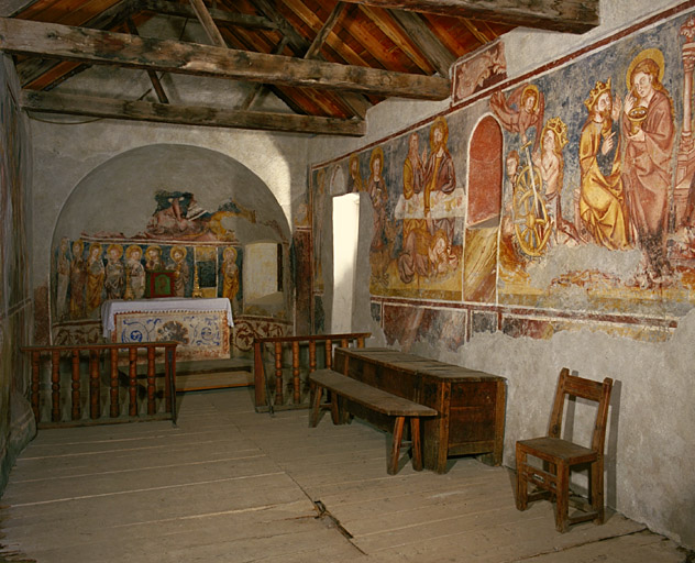 ensemble des peintures monumentales de la chapelle Saint-Vincent