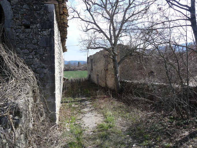 Cour. Vue d'ensemble prise du nord.