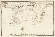 Plan de la rade de Gourjan [golfe Juan] et des isles Ste Marguerite, 1782.