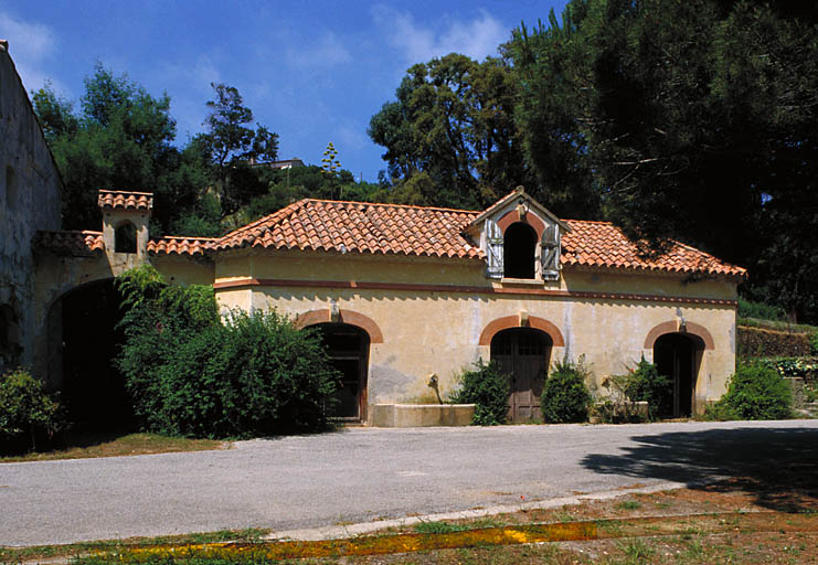 La ferme. Bâtiment B. Façade antérieure sud