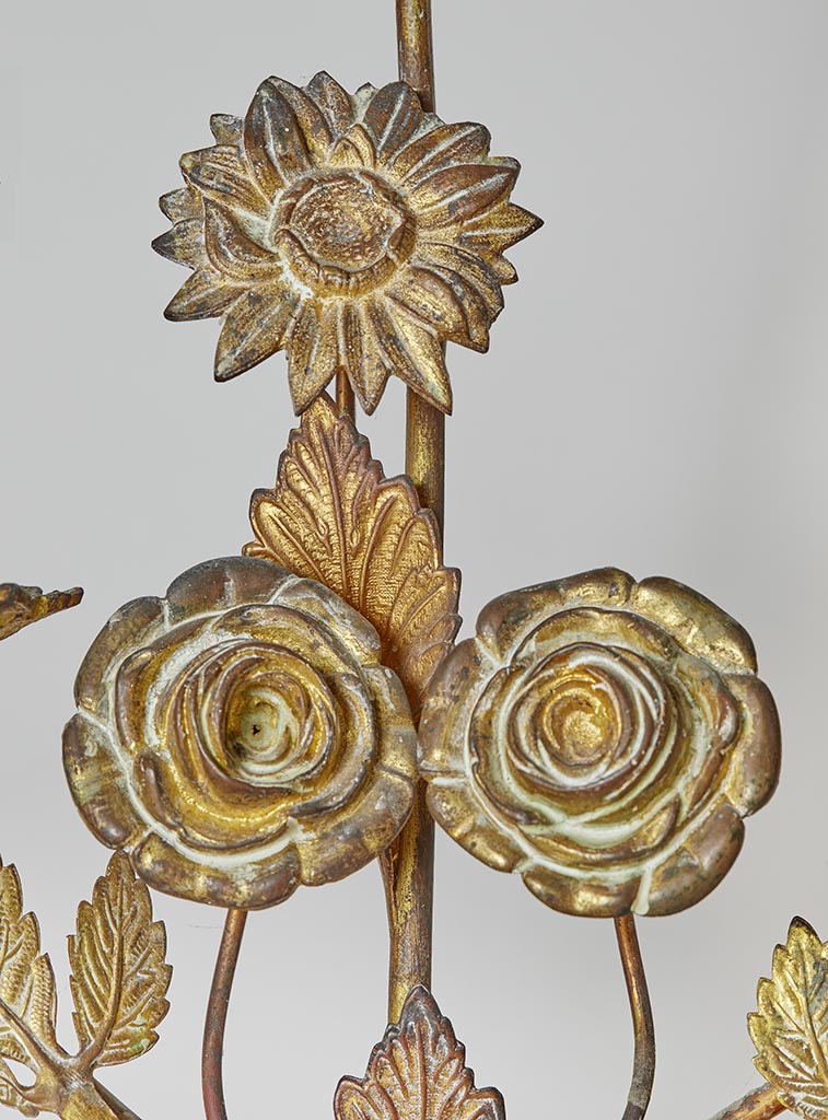 Paire de chandeliers-bouquets d'autel