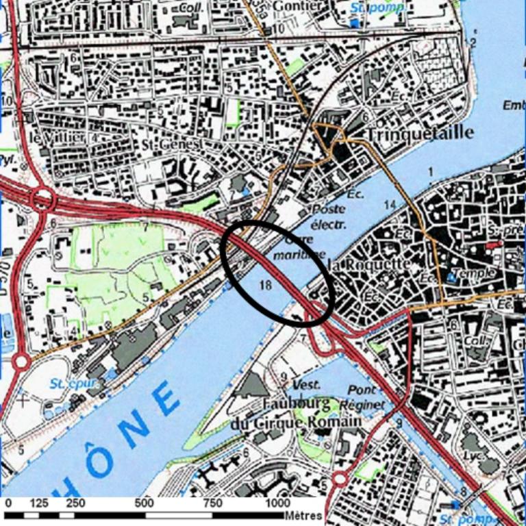 viaduc routier dit nouveau pont d'Arles ou nouveau pont de Trinquetaille