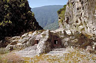 blockhaus dit ouvrage d'avant-poste de Valabres principal, ligne fortifiée des ouvrages d'avant-poste, secteur fortifié des Alpes-Maritimes