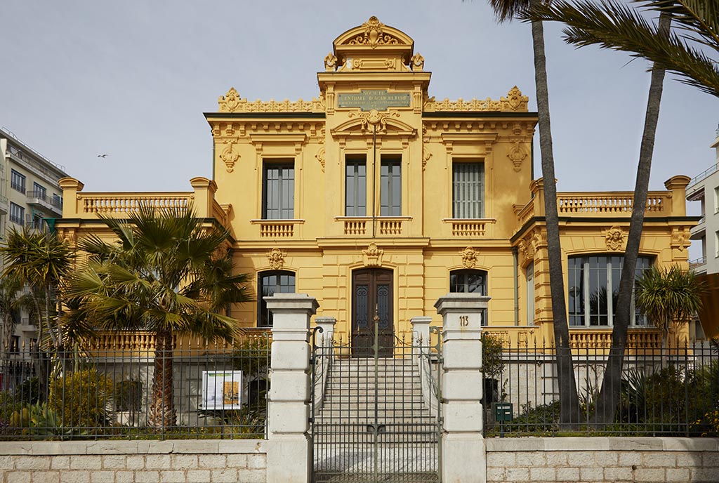 siège d'association dit Palais de l'Agriculture (siège de la Société centrale d'agriculture, d'horticulture et d'acclimatation de Nice et des Alpes-Maritimes)