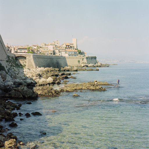 Flanc et face droite des bastions 18 et 20-21 du front de mer, vue prise du sud.