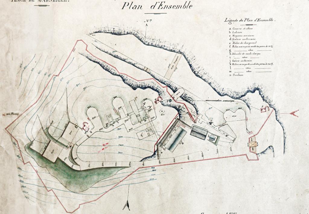 [Relevés de la batterie du Mont Rose, état des lieux], 1896.