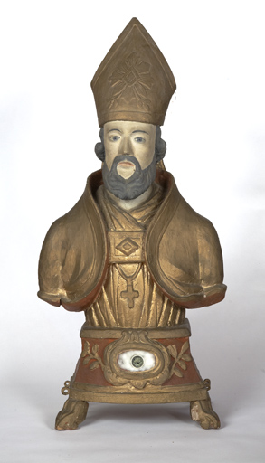 buste-reliquaire : saint François de Sales