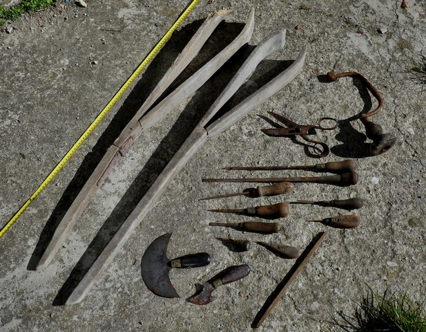 outils et instruments de bourrelier et de sellier