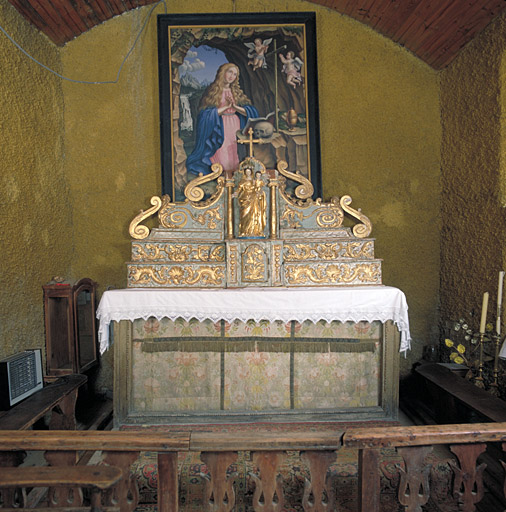 autel, retable, tabernacle, gradin d'autel, statue (maître-autel, autel tombeau)