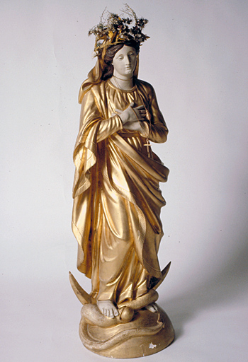 statue (statuette) : Immaculée Conception