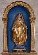 Statue-reliquaire (petite nature), niche : Immaculée Conception