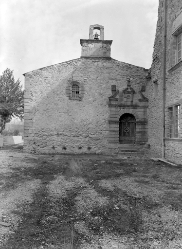 Chapelle, façade ouest.