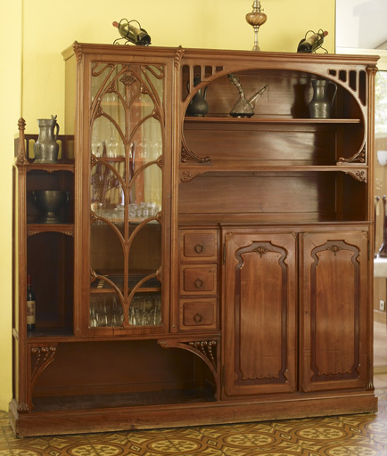 buffet vaisselier Art Nouveau