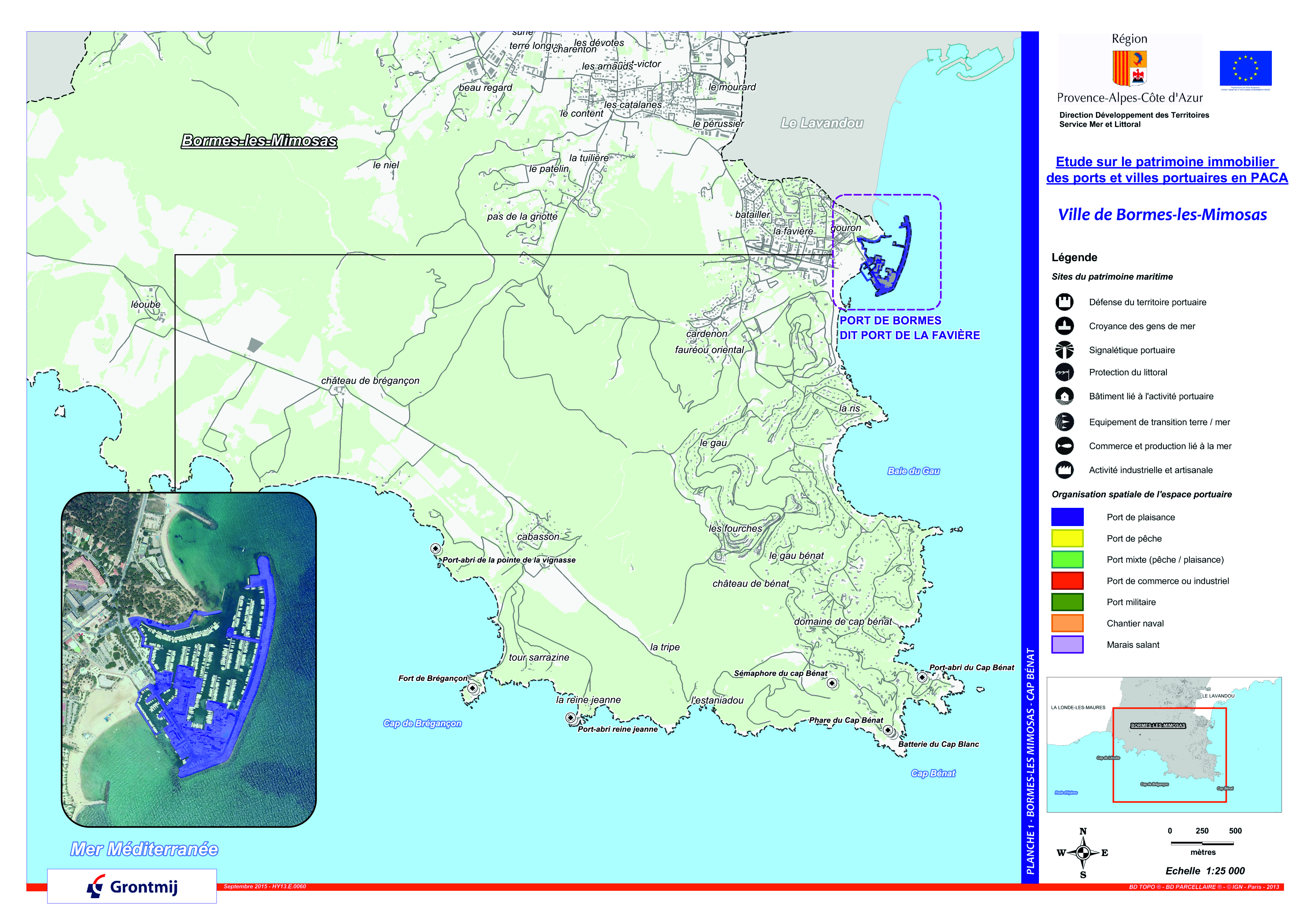 Ports et aménagements portuaires de la commune de Bormes-les-Mimosas